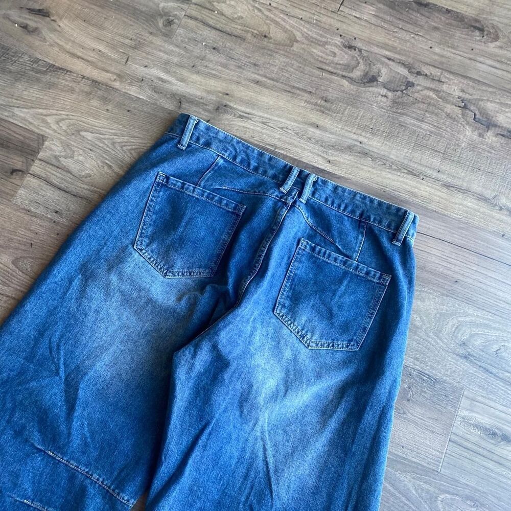 Jnco Men's Navy and Blue Jeans - Picture 4 of 7